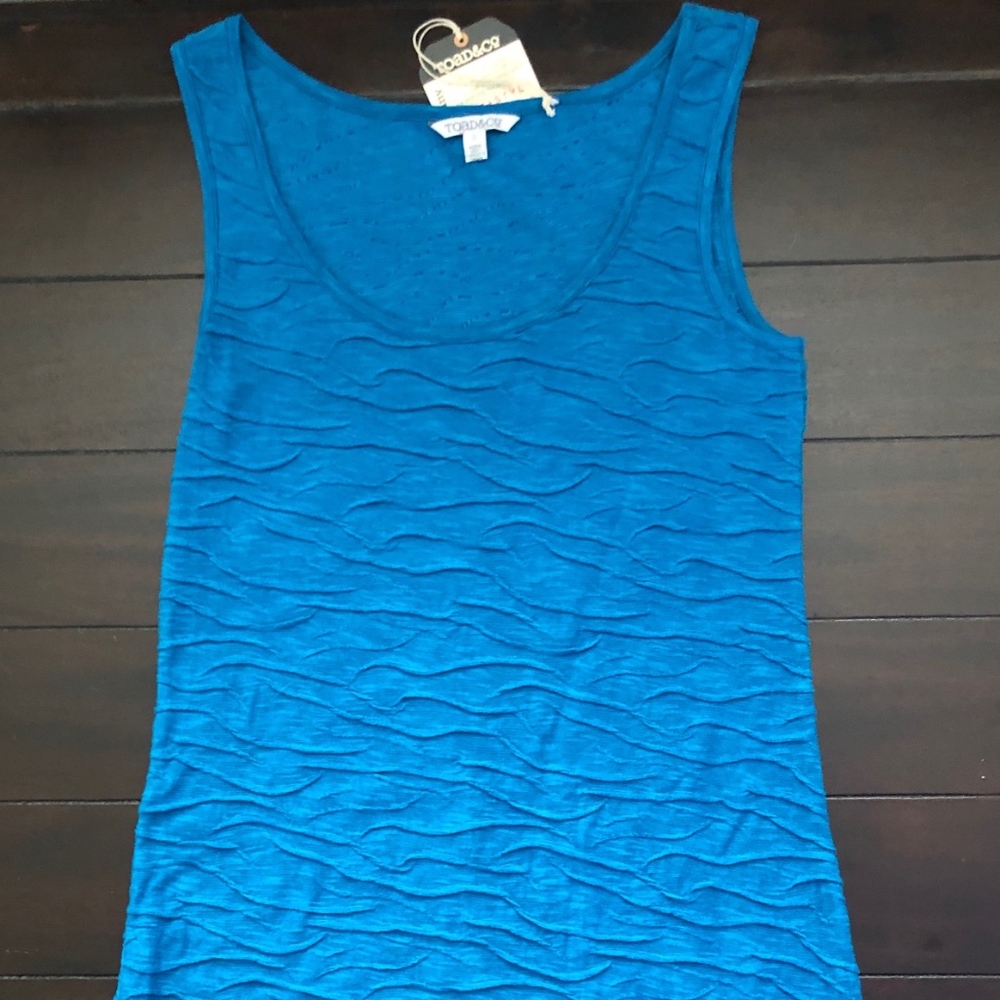 TOAD & CO SAMBA WAVE Dress S Tuareg Blue Turquoise